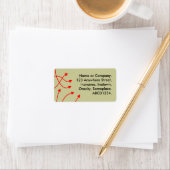 Richtung - Pale Khaki Adressaufkleber (Insitu)