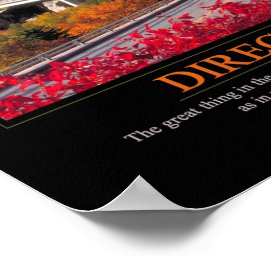 Richtung Poster (Ecke)