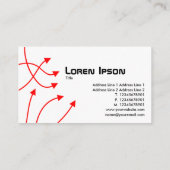 Richtung - Schwarz/Weiß Begleitkarte (Rückseite)