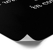 Richtung seiner Träume - Zitat Thoreau - Kunstdruc Poster (Ecke)