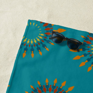 Richtung Strandtuch