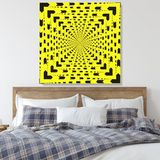 Richtung überall leinwanddruck (Insitu (Schlafzimmer))