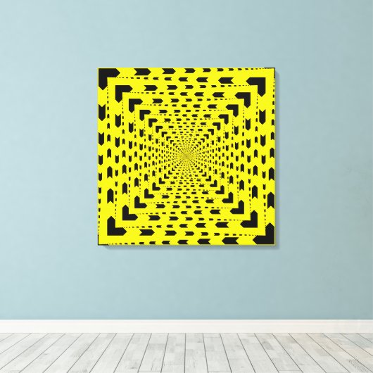 Richtung überall leinwanddruck (Insitu (Holzboden))