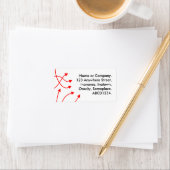 Richtungen - weiß adressaufkleber (Insitu)