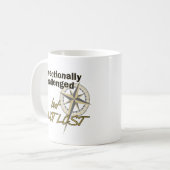 Richtungs- angefochtene Tasse (Vorderseite Links)