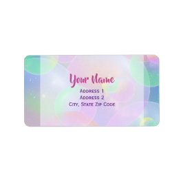 Richtungsetiketten - Blasen Adressaufkleber