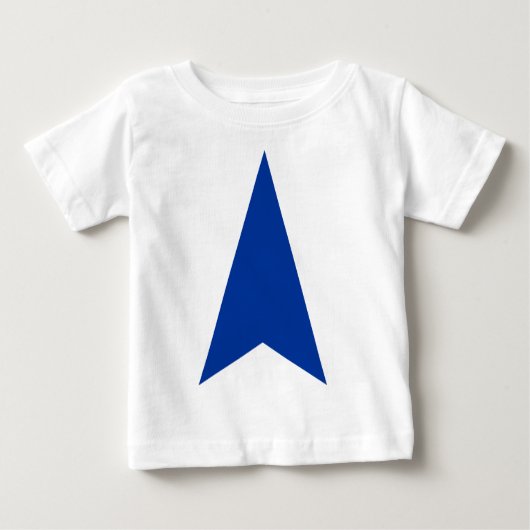 Richtungspfeil Baby T-shirt (Vorderseite)