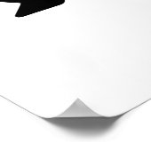 Richtungsschild für die Zeremonie rechts Poster (Ecke)