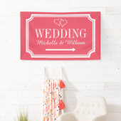 Richtungsweisbanner für Hochzeiten in benutzerdefi Banner (Insitu)