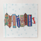 Richtzeichen für den Nordpol Puzzle (Horizontal)