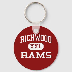 Richwood - RAMs - Highschool - Monroe Louisiana Schlüsselanhänger