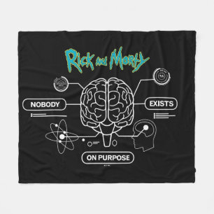 RICK AND MORTY™ Backup-Gehirn herunterladen Fleecedecke