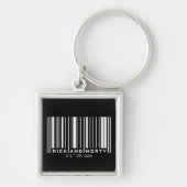 Rick and Morty Bar Code Graphic Schlüsselanhänger (Vorne)