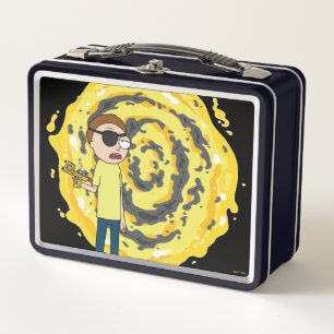 RICK AND MORTY™   Böser Morty Portal Metall Brotdose