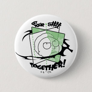 RICK AND MORTY™ Bring deine Scheiße in Ordnung! Button