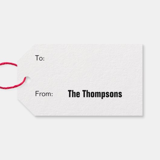 Rick and Morty | Christmas Pickle Rick Pattern Geschenkanhänger (Rückseite Horizontal)