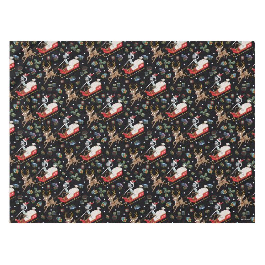Rick and Morty Christmas Reindeer Sleigh Pattern Tischdecke (Vorderseite (Horizontal))
