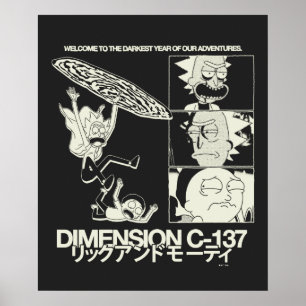 RICK AND MORTY™   Dimension C-137 Poster