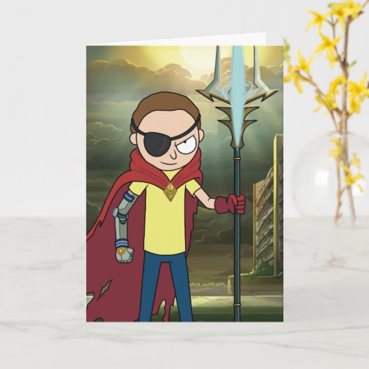 RICK AND MORTY™ | Evil Morty Karte (Gelbe Blume)