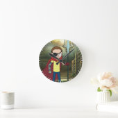 RICK AND MORTY™ | Evil Morty Runde Wanduhr (Zuhause)