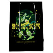 Rick and Morty Falling Quote Abzeichen Mittlere Geschenktüte (Rückseite)