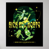 Rick and Morty Falling Quote Abzeichen Poster (Vorne)