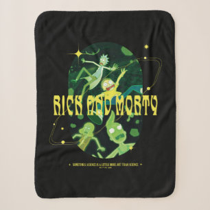 Rick and Morty Falling Quote Abzeichen Sherpadecke