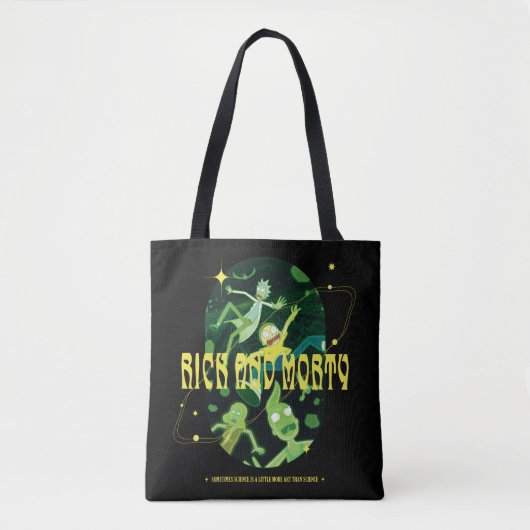 Rick and Morty Falling Quote Abzeichen Tasche (Vorderseite)