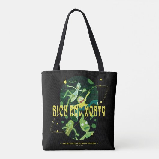 Rick and Morty Falling Quote Abzeichen Tasche (Rückseite)