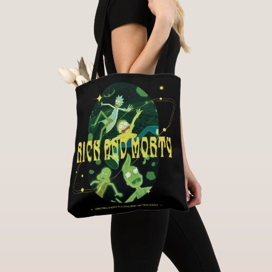 Rick and Morty Falling Quote Abzeichen Tasche (Von Nahem)