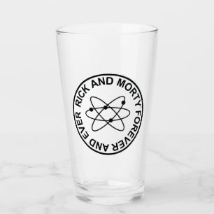 Rick and Morty Forever and Ever Atomic Abzeichen Glas