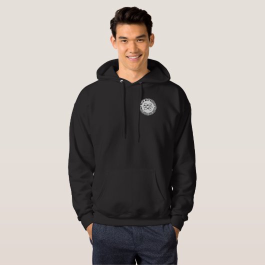 Rick and Morty Forever and Ever Atomic Abzeichen Hoodie (Vorne ganz)