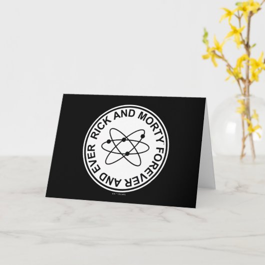 Rick and Morty Forever and Ever Atomic Abzeichen Karte (Gelbe Blume)