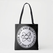 Rick and Morty Forever and Ever Atomic Abzeichen Tasche (Vorderseite)