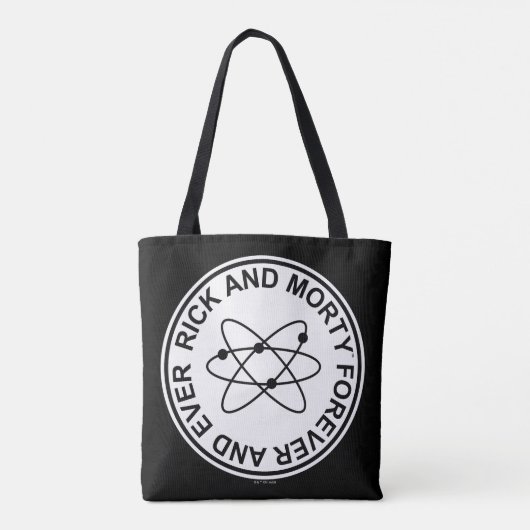 Rick and Morty Forever and Ever Atomic Abzeichen Tasche (Rückseite)