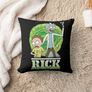 RICK AND MORTY™ Grüner Spritzer Kissen