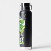 RICK AND MORTY™ | Grüner Spritzer Trinkflasche (Rückseite)