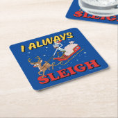 Rick and Morty | I Always Sleigh Rechteckiger Pappuntersetzer (angewinkelt)