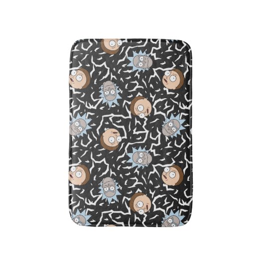 Rick and Morty Lightning Pattern Badematte (Vorderseite Vertikal)