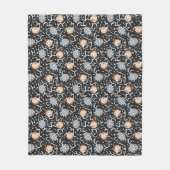 Rick and Morty Lightning Pattern Fleecedecke (Vorderseite)