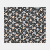 Rick and Morty Lightning Pattern Fleecedecke (Vorderseite (Horizontal))