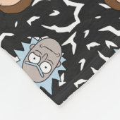 Rick and Morty Lightning Pattern Fleecedecke (Ecke)