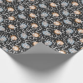 Rick and Morty Lightning Pattern Geschenkpapier (Ecke)