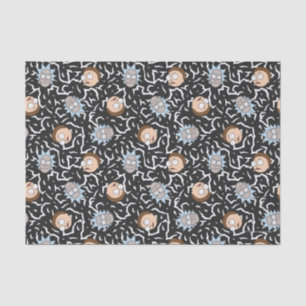 Rick and Morty Lightning Pattern Seidenpapier
