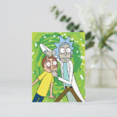 RICK AND MORTY™ Look At Einladungspostkarte (Stehend Vorderseite)