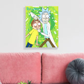 RICK AND MORTY™ Look At Leinwanddruck (Insitu (Wohnzimmer))