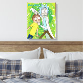RICK AND MORTY™ Look At Leinwanddruck (Insitu (Schlafzimmer))