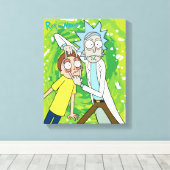 RICK AND MORTY™ Look At Leinwanddruck (Insitu (Holzboden))