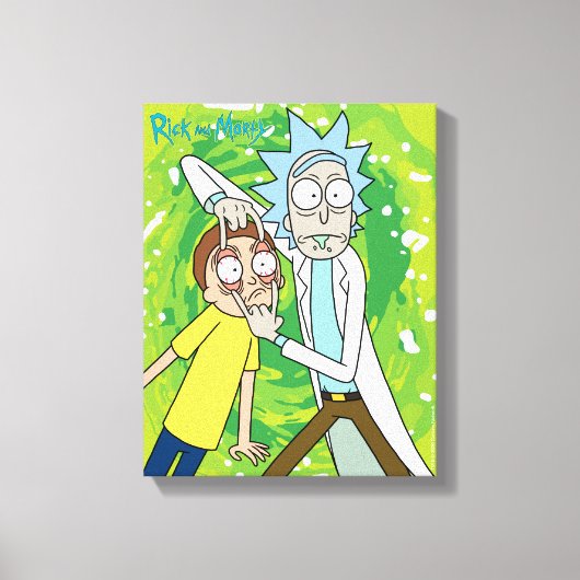 RICK AND MORTY™ Look At Leinwanddruck (Vorderseite)