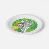 RICK AND MORTY™ Look At Pappteller (Schrägansicht)